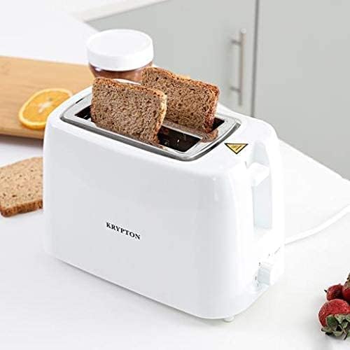 Krypton KNBT6194 Bread ToasterKitchen AppliancesQUICK 2 SLICE POP-UP TOASTER The sleek small unit makes crispy delicious toast, toasting one or two slices of bread at a time. 5 COLOR BROWN CONTROL An adjustable knob lets you control the level of your toas